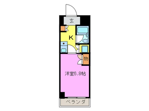 メイプル国立の物件間取画像